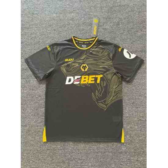 Men 2024 2025 Soccer Jersey Wolves Black